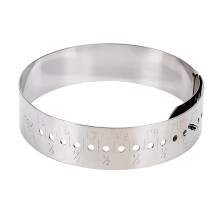 Herramienta para la fabricación de joyas: medidor de tamaño de pulsera ajustable de acero inoxidable para la fabricación de joyas personalizadas,