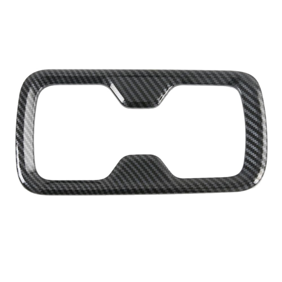 Water Cup Holder Trim Sticker For Nissan Navara Np300 20162019 Carbon Fibre Abs Front Frame Bezel Interior Accessories 9382693013378