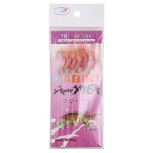 Luminously Bean String Hook 6Pcs, Artificial Fishing Lures and Rigs, Tied Hook For Sea and Freshwater, Model II