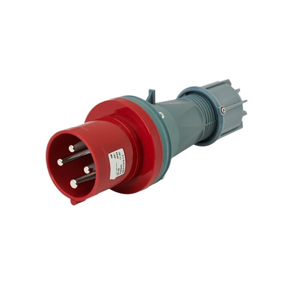 63A 4 Pin Industrial Power Plug Ip44 Waterproof Aviation Connector Current Durable Design 9426802684209