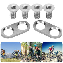 Titanium Alloy Pedal Cleats Mounting Screws & Washers - Lightweight 8g