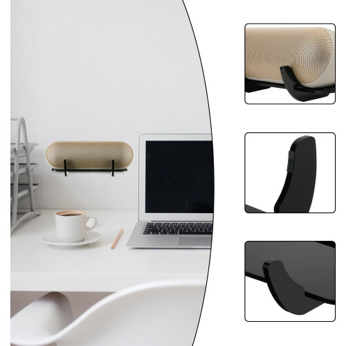 Acrylic Wall Mount for Speakers 2024 Model Transparent Horizontal Holder With Secure Positioning 2