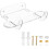 Acrylic Wall Mount for Speakers 2024 Model Transparent Horizontal Holder With Secure Positioning 2