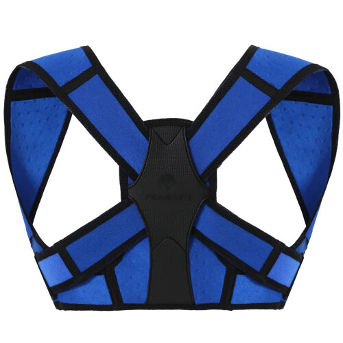 Women Support Brace Corset Trainer and Corrector for Back Blue SAM