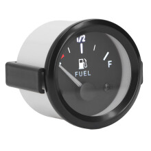 LED Backlit 2in Fuel Tank Meter for Gasoline Motorcycles Easy Install