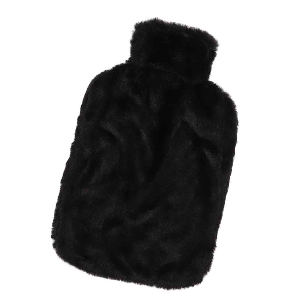 Comforting Embrace, Hot Water Bottle With Plush Cover, Neck And Shoulder Warmth, Eco-Friendly Natural Insulating Rubber, Leakproof Construction For