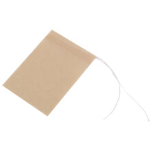 Confezione da 500 Bustine di Tè, Bustina di Tè In Carta Usa e Getta con Coulisse per Tè Sfuso, Caffè (Colore Naturale)