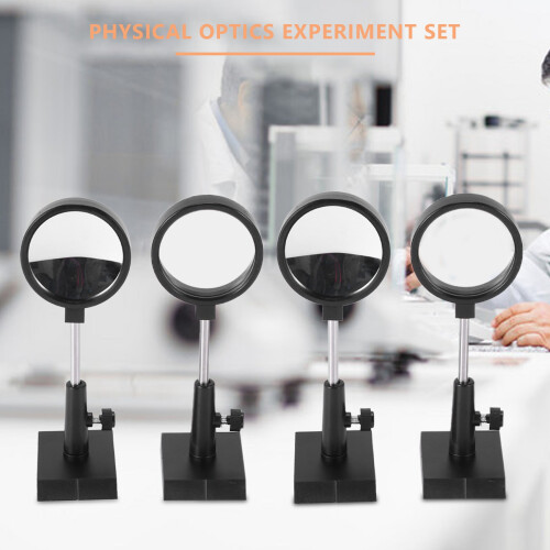 Physical Optics Experiment Set Convex Lens Concave Lens Triangular Prism Plane Mirror Convex Mirror Optical Lens 2