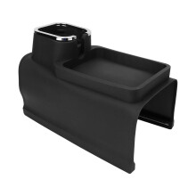 Black Silicone Sofa Arm Cup Holder Tray Perfect for 6 Inch Wide Arms