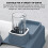 Blue Sofa Arm Cup Holder Tray: Ergonomic Design & Nonslip Support 5