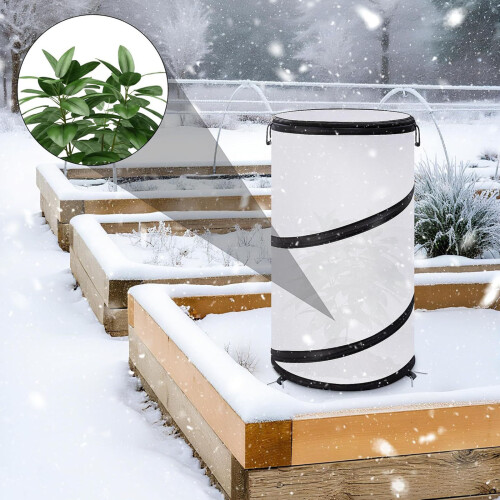 Foldable Winter Tree Root Protective Cover Plant Anti Freeze 1