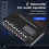 5-BüNde Auto Audio Equalizer, Einstellbarer 7 Band EQ Auto VerstäRker Grafik Equalizer mit CD/AUX Eingangs  Schalter, Schwarz 4