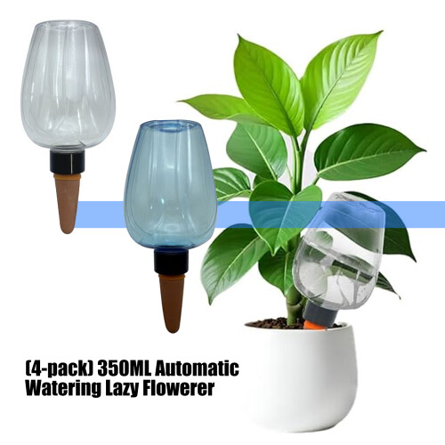4pack Automatic Plant Water Bulbs Large Capacity Colorful-Blue 2