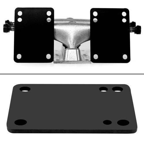 Elevador de Skate de Borracha 1/8 3Mm Pacote de 2 1