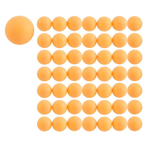 50- Pack Premium  Pong Balls Advanced Training Table   Durable Seamless Balls Orange