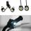 2 Pcs White LED Motorcycle Headlight Spotlight Driving Daytime Running Light Lamp 6