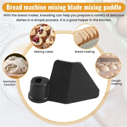 Bread Baking Machine Paddles Kneading Hooks, Stainless Steel Kneading Blade for Bread Baking Machines 2