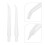 4Pièces Embouts Remplacement Transparent Pour Hydropulseur Oral Précis 9