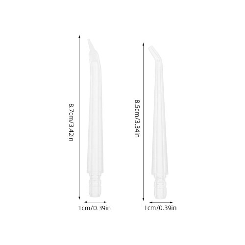 4Pièces Embouts Remplacement Transparent Pour Hydropulseur Oral Précis 2