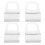 4Pcs Transparent Bottom Rail Pull Handles for Cordless Window Blinds 8