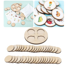 Bildung Holz-Lebenszyklus-Tafel - Perfektes Geschenk für Kleinkinder