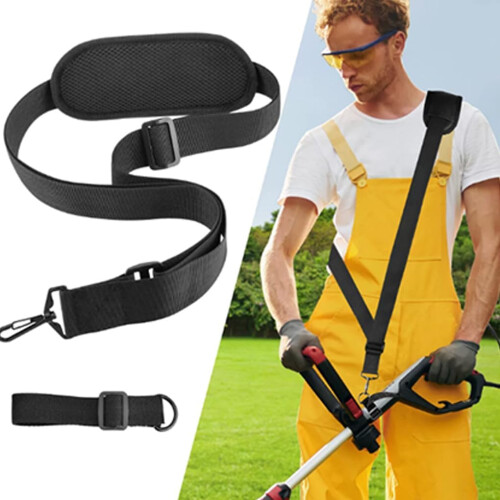 Comfortable Belt Black Trimmer Shoulder Strap Long Carrier For Garden Blowers String Durable 2