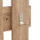 Perchero - HELLOSHOP26 - Perchero de pared - 16 ganchos - Efecto roble - 80x60x3 cm 3