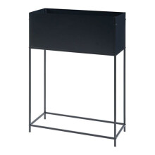Meubles plantes - HELLOSHOP26 - Support de plantes 03_0010710 - Métal noir - Bac intégré - 100x70x30 cm