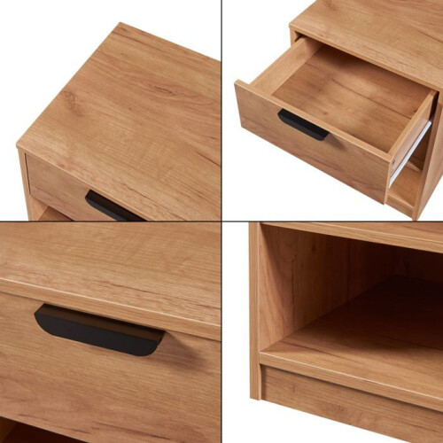 Table de chevet table de nuit commode meuble de rangement 55 x 43 x 40 2