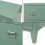 Commode - HELLOSHOP26 - Modèle industriel - 4 tiroirs spacieux - Acier gris mat - 92x80x40 cm 4