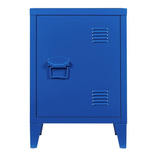 Mesa de cabeceira - HELLOSHOP26 - Modelo clássico - Cinza - Aço - 57x40x30 cm 1