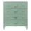Commode - HELLOSHOP26 - Modèle industriel - 4 tiroirs spacieux - Acier gris mat - 92x80x40 cm 3