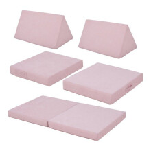 Divano poltrona da gioco 5 pezzi 120 x 66 x 46 cm velluto a coste