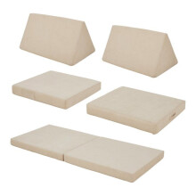 Divano poltrona da gioco 5 pezzi 150 x 66 x 46 cm velluto