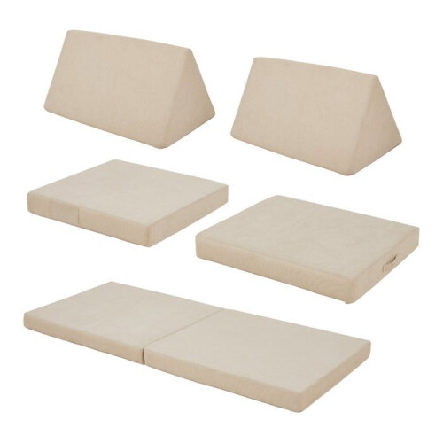 Divano poltrona da gioco 5 pezzi 150 x 66 x 46 cm velluto