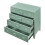 Commode - HELLOSHOP26 - Modèle industriel - 4 tiroirs spacieux - Acier gris mat - 92x80x40 cm 2