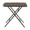Mesa de camping plegable 78 x 78 x 74 cm efecto madera marrón 03_0011000 3