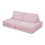 Divano poltrona da gioco 5 pezzi 120 x 66 x 46 cm velluto a coste 2