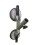 Strong Absorption Cup Metal Standard Owner For-silver gray 1