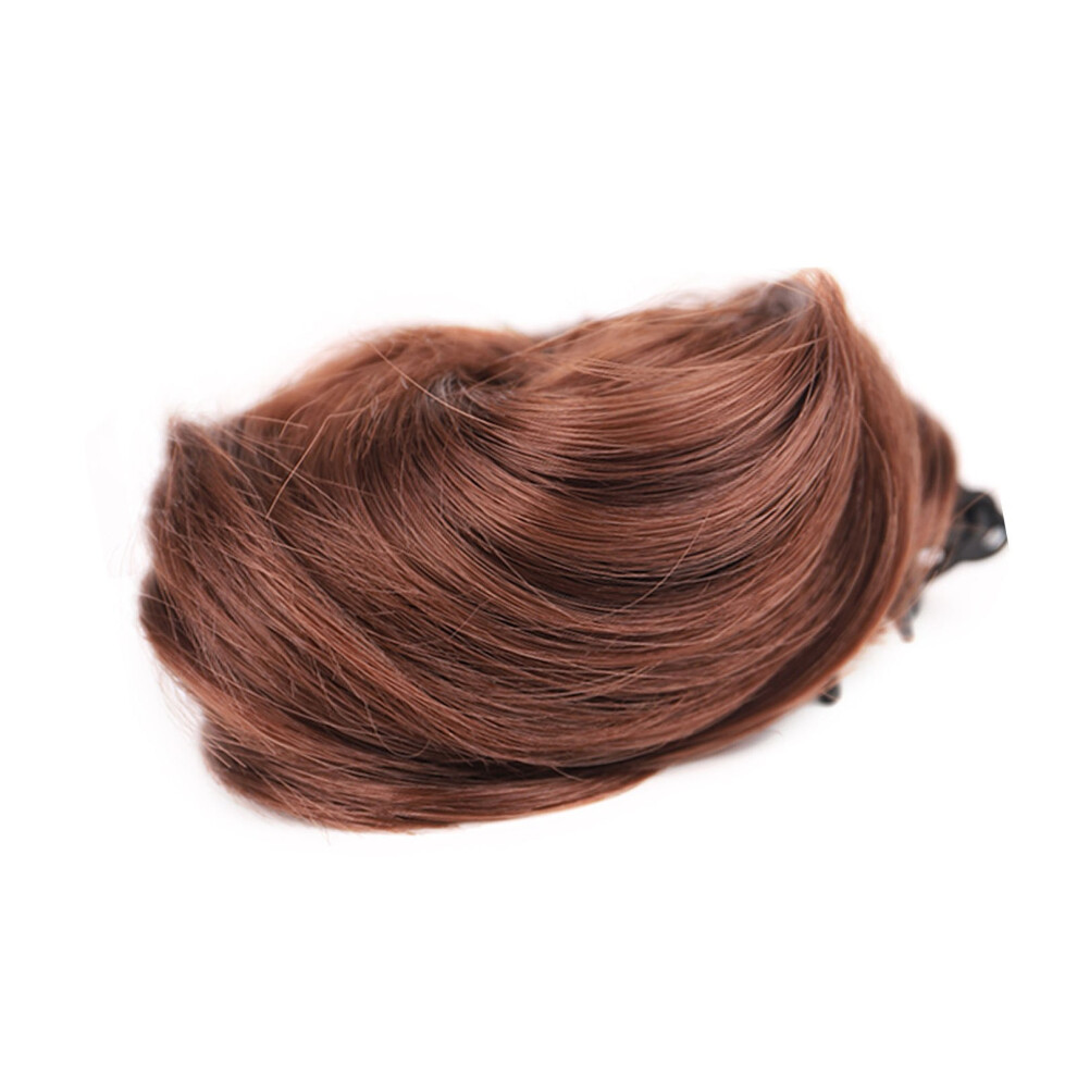 Unisex Chic Messy Bun Claw Hairpiece For Effortless Style & Volume