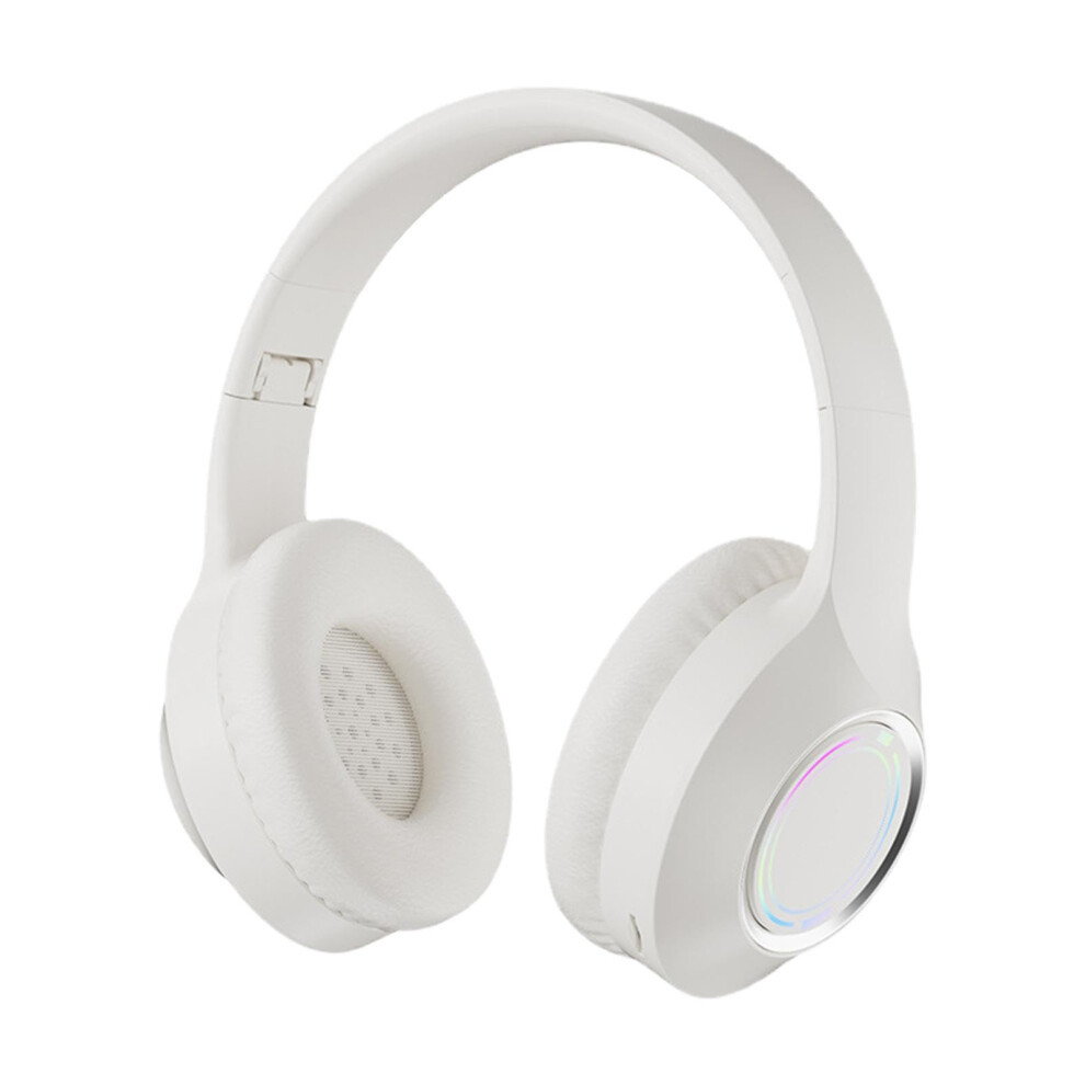 Wireless Headset, Noisecanceling Foldable Overear Headphones, Bluetooth Folding Headphones, Portable, Gming White 9199774893107
