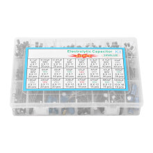 Electrolytic Capacitor Assortment 630Pcs 24 Values from 0.1uF to 1000uF for DIY