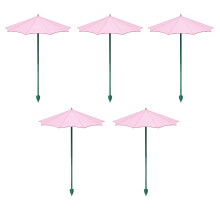 5 Stück gegen Pflanzenschattendächer, beispielhaft für-Rosa