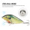 TARUOR 70mm 14,5g Mini-Wobbler Jerkbait Sinking Angelköder 4
