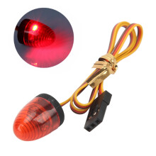 Ultra Bright RC Police LED Light 13x17mm for 1:10 Scale Emergency Vehicles Red