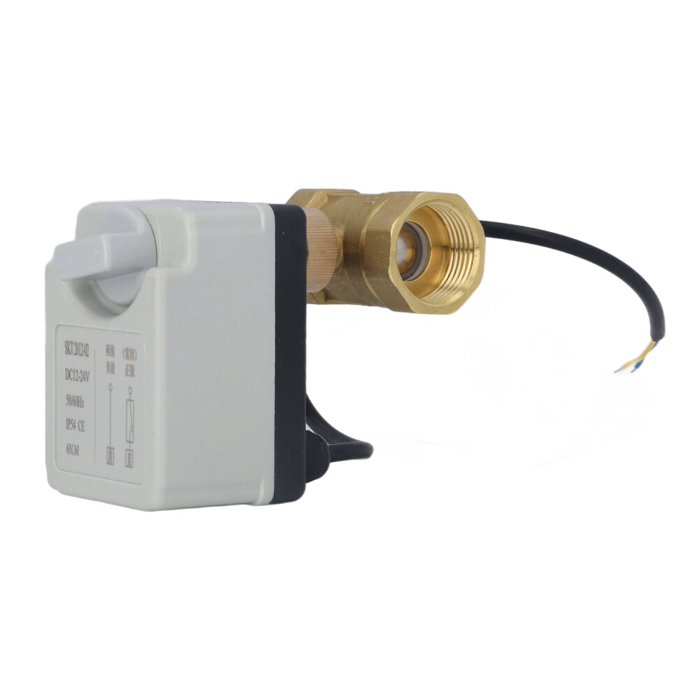 Dn25 2-Way Brass Electric Ball Valve, Ip54, Dc12-24V 7611382653116
