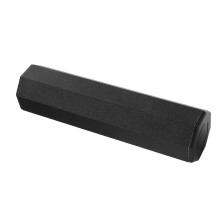 Black 198mm Sand Shaker Maracas with Octagonal Hammer Rattle Percussion Instrument