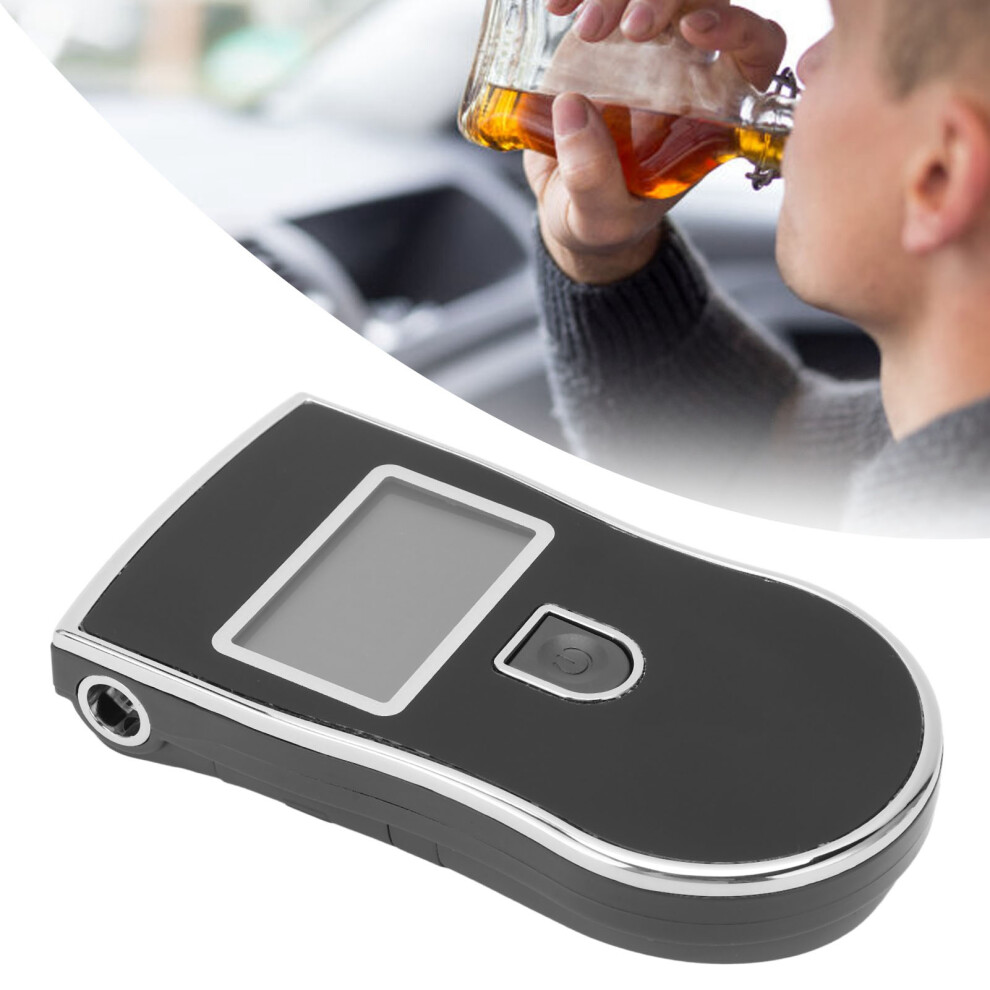 Red Backlight Digital Breathalyzer Portable Alcohol Tester With 5 Mouthpieces 5091374296323