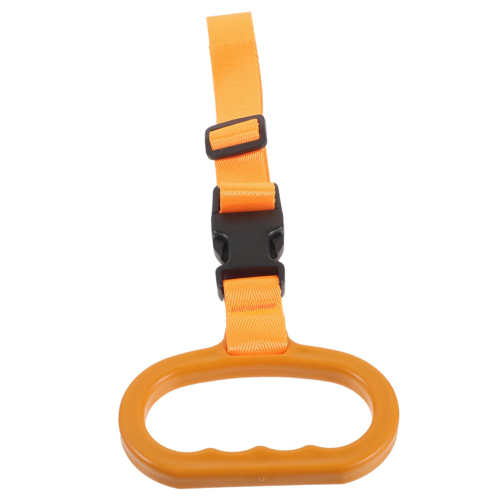 Orange Adjustable Car Grab Handle For Seniors Mobility Aid Heavy Duty Vehicle Entry Handle 34X11cm