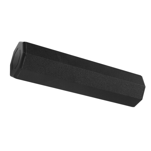 Octagonal Sand Shaker Maracas, 198mm Black Percussion Instrument 2